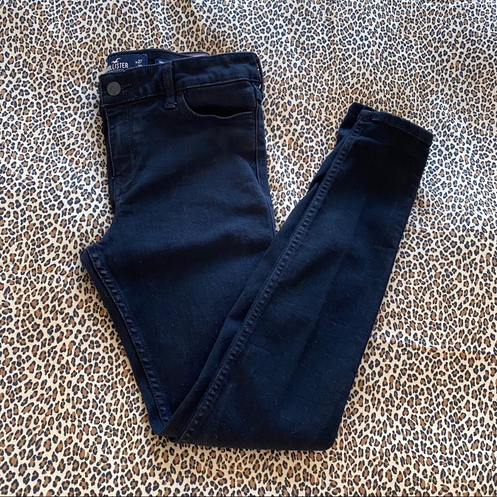 Hollister super Skinny Mid-rise black Jeans 5R